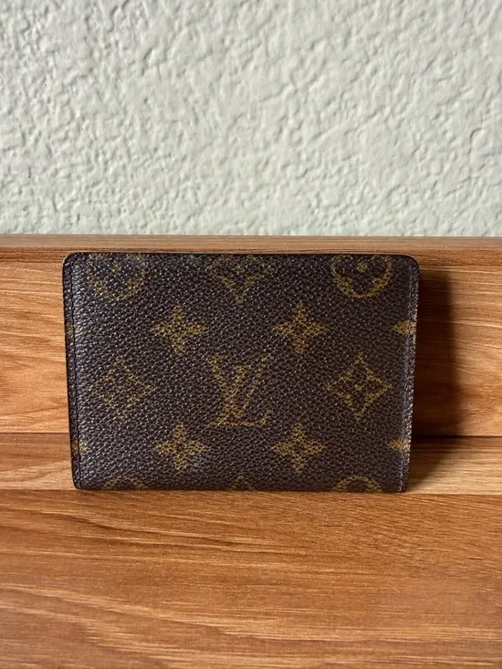 Louis Vuitton Monogram Canvas Brown and Tan Card Holder - Picture 2 of 10